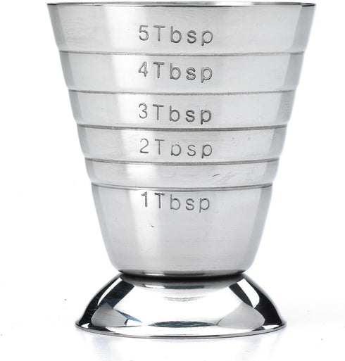 Barfly Stainless Steel Measuring Cup, 2.5 oz