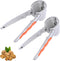 2 PCS Nut Crackers for All Nuts Heavy Duty Walnut Cracker with