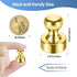 20Pack Gold Fridge Magnets for Whiteboard Small Refrigerator Magnets Office Magnets for Refrigerator Whiteboard Billboard in Kitchen Classroom School by GOOZADA