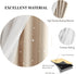 Loyala 52" 63" 2 Star Curtains, Blackout Curtains for Bedroom Kids Cute Double Layer Hollow Out Star Window Curtain