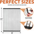 Roll Up Dish Drying Rack, 21" x 16", Over The Sink Foldable SUS304 Stainless Steel Dish Drying Rack