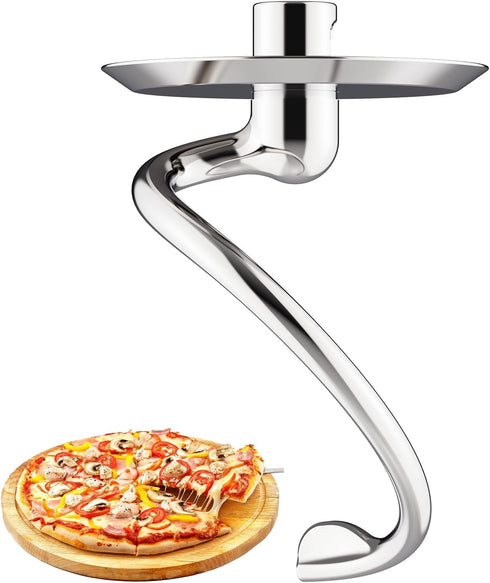Stainless Steel Spiral Dough Hook for Kitchenaid Stand Mixer, Fits Kitchenaid Bowl, 4.5-5 Q Tilt-Head Stand Mixer