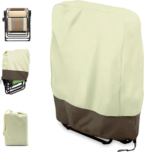 Fun Gift Outdoor Folding Chair Covers,Oxford Cloth Zero Gravity Chair Covers Waterproof and UV