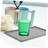 Non-Slip Silicone Vanity Tray, Rectangle Jewelry Tray, Mini Desk Organizer for Toilet, Sink, Soap Coaster