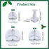 KALAIEN 3pcs Holly Leaf Plunger Cutter Fondant Baking Tools for Cake Cookie Sugarcraft Decorating