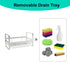 Counter TEZZ Sponge Holder for Kitchen Sink, Stainless Steel Kitchen Storage Sink Caddy for Organizing Sponge, Brush