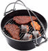 Campingmoon Stainless Steel Round Cooling Rack - Baking, Steaming, and Roasting Rack for Dutch Oven
