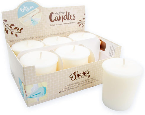 Baby Powder Soy Votive Candles - Scented with Natural Fragrance Oils -