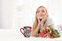 KINREX Best Mom Ever Mug, 12 oz, Red Coffee Cup for Mothers Day, Christmas, Birthday Gifts