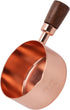 Rose Gold Stainless Steel Sauce Pan with Wooden Handle, 1/3 Cup Capacity