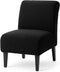 XIAROGEE Teddy Wool Armless Accent Chair Cover Soft Armless Chair Slipcover Accent Chairs