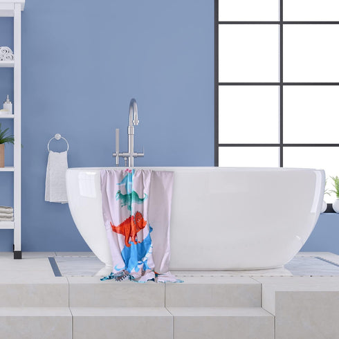 24x48, LIVILAN Small Dinosaur Beach Towel for Kids, Microfiber, Quick Dry, Sand Free, Lightweight, Thin, Perfect