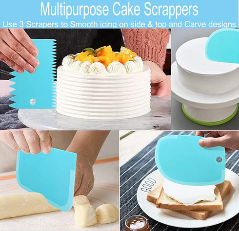 15 Pcs Cake Decorating Baking Syringe Tool Kit, Cupcake Filling Injector with Icing Nozzles and Pastry Tools