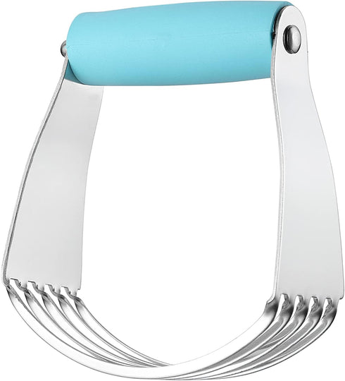 Spring Chef Dough Blender, Top Professional Pastry Cutter, Heavy Duty Baking Tool with Stainless Steel Blades