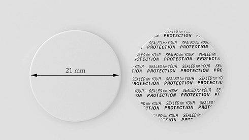 Sunscreen Flask Seals for Cruise - Hidden Liquor Bottles, 100 PACK, 21mm, Fits Nearly All Secret Flasks