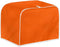 Orange Washable Toaster Dust Cover, Polyester 4 Slice Kitchen Small Appliance Covers, Fits Most Standard Toasters.