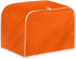 Orange Washable Toaster Dust Cover, Polyester 4 Slice Kitchen Small Appliance Covers, Fits Most Standard Toasters.