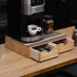 Storage Drawer Holder for Coffee Pods, K-Cup Organizer, 2 Drawers for Kitchen Utensil Storage, Home Decor, Office