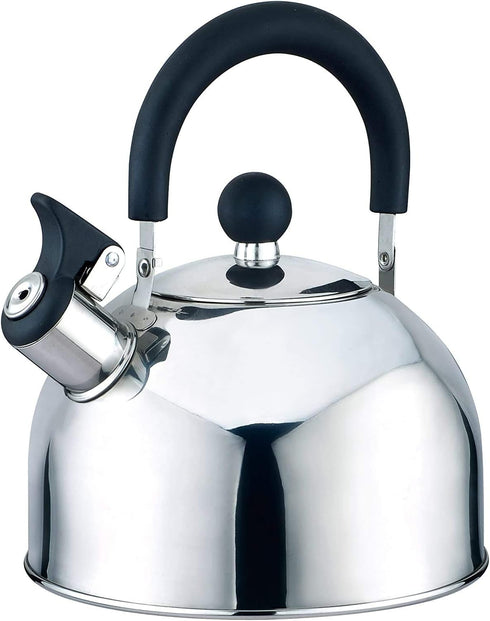 J&V TEXTILES 2.5-Quart Stainless Steel Whistling Tea Kettle