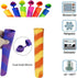 6pcs Froze Popsicles Molds,Reusable Baby Silicone Popsicle Molds Multi Colors Ice Cream Mold Tray Ice with Lids for DIY