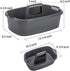 2 Pack TOPZEA Cleaning Supplies Caddy, Large Plastic Cleaning Supply Organizer Bin with Handle, Cleaning Bucket