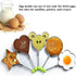 Fried Egg Mold Ring Set of 10, Stainless Steel Non-Stick Egg Shaper for Cooking Breakfast