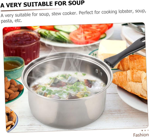 1 Set Stainless Steel Pot, Nonstick Saucepan with Lid, Deep Skillet, Stock Pot, Small Pan
