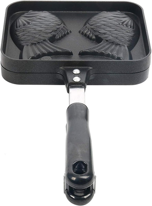 Cake Pan Waffle Maker - Aluminum Alloy Non-stick Waffle Cake Baking Mold Plate (Fish Mould)