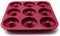 Large Non-Stick Donut Pan for Baking, 9 Cavity Silicone Bagel Mold, BPA Free, 11.2 x 11.1 Inches