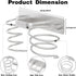hicorfe Hair Dryer Holder 3 in 1, Wall Mounted Organizer for Bathroom Bedroom Hair Care Styling Tools