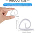 Clear Plastic Tablecloth Clips - Table Cover Cloth Clamps for Home Party Picnic, Set of 50