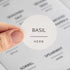 Talented Kitchen 144 Spice Labels Stickers - Preprinted White Spice Jar Labels for Organization, Water Resistant