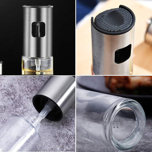 Oil Sprayer for Cooking, Olive Oil Mister for Air Fryer, Portable Mini Kitchen Gadget for Baking, Salad, Grilling