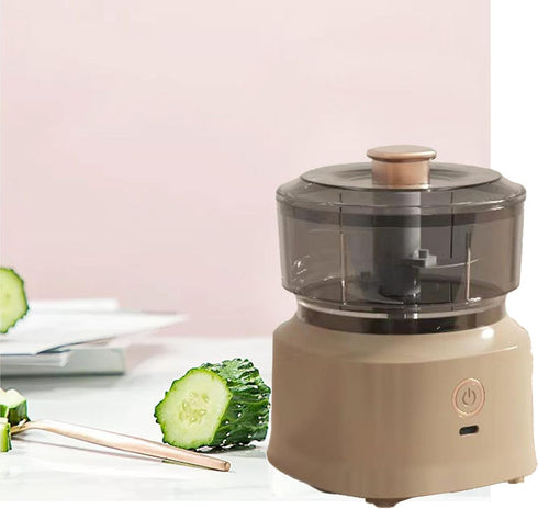 Electric Food Chopper, Multifunctional Stainless Steel Blades Food Blender, Food Processors Meat Grinder for Kitchen for Baby Food, Meat, Onion, Vegetables (Dark Brown) by Sorandy