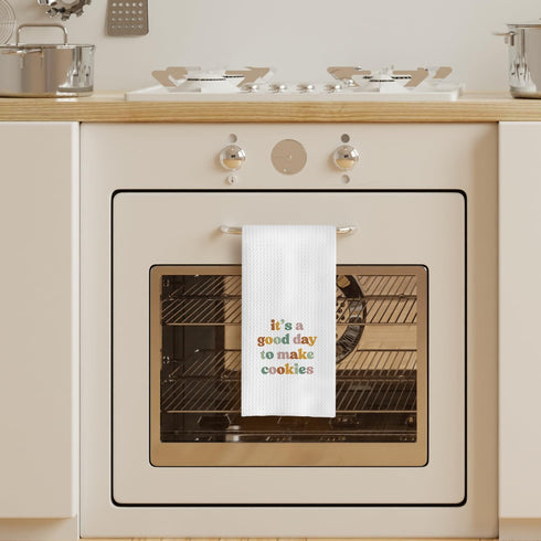 Baking Towels, Tea Towels for Baking, Gifts for Bakers, It's a Good Day to Make Cookies Kitchen Towels