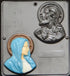 Sacred Heart Jesus and Mary Chocolate Candy Mold, Religious, 401