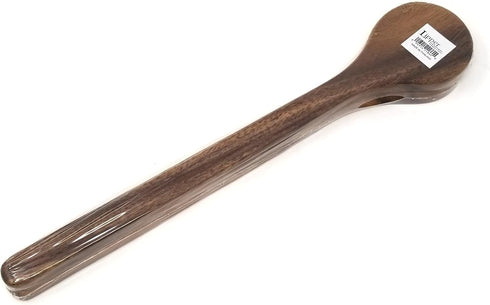 Lipper International Acacia Round Salad Servers, One Pair, 13" Long