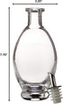 7.75" 3.25" Fox Run Olive Oil and Vinegar Drizzler Bottle, Oval, Glass, x