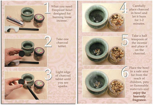 Shanti - Peaceful Home Resin Incense - Prabhuji's Gifts