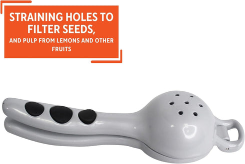 Imusa USA Grey Lemon/Lime Squeezer - One Size, Silver (J100-00290)