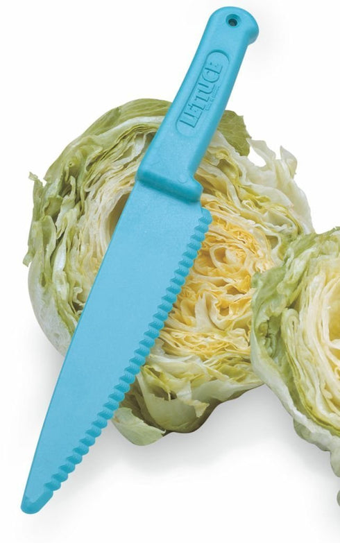 Norpro 586 Blue Lettuce Knife, 11.25 Inches