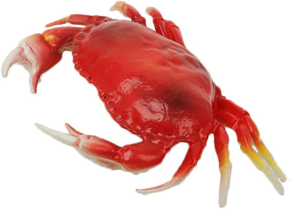 Lifelike Artificial Crab, 13 x 9 inch Large Simulated Plastic Crab Model