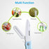 Travel Pocket Paring Knife Fruit Knife Peeling Vegetable Peeler Folding Foldable Multi Function Small Portable Bottle Opener for Kitchen Traveling Camping Outdoor Stainless Steel Plastic 2 Blade Green by AYADA