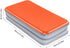 CD Case Holder, 80 Capacity Hard Plastic CD/DVD Storage Binder for Car, Home, Office, Travel (Orange)