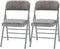 Amazing for less Pack of 2 (Fabric/Vinyl) Steel Frame Metal Foam Padded