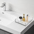 Countertop, Acrylic Organizers Tray, Acrylic Tray for Ottoman, Serving Tray with Handle, Lucite Tray Organizer