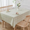 TruDelve Heavy Duty Vinyl Tablecloth, Sage Green Plastic Table Cloth, Spring Square Tablecloths Waterproof Outdoor