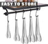 TOPULORS Stainless Steel Tongs Set (7/9/11 Inch) - Heavy Duty Kitchen & BBQ Tongs for Cooking, Grilling, Baking,