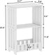 3 HAYOFAMY Tier Side Table Night Stand, Narrow End Table with Display Shelf, Small Bookcase Bookshelf, Simple Bedside
