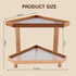 Counter 2 Countertop YUPER Corner Bathroom Organizer, Tier Corner Shelf for Perfume, Makeup Organizer, Skincare